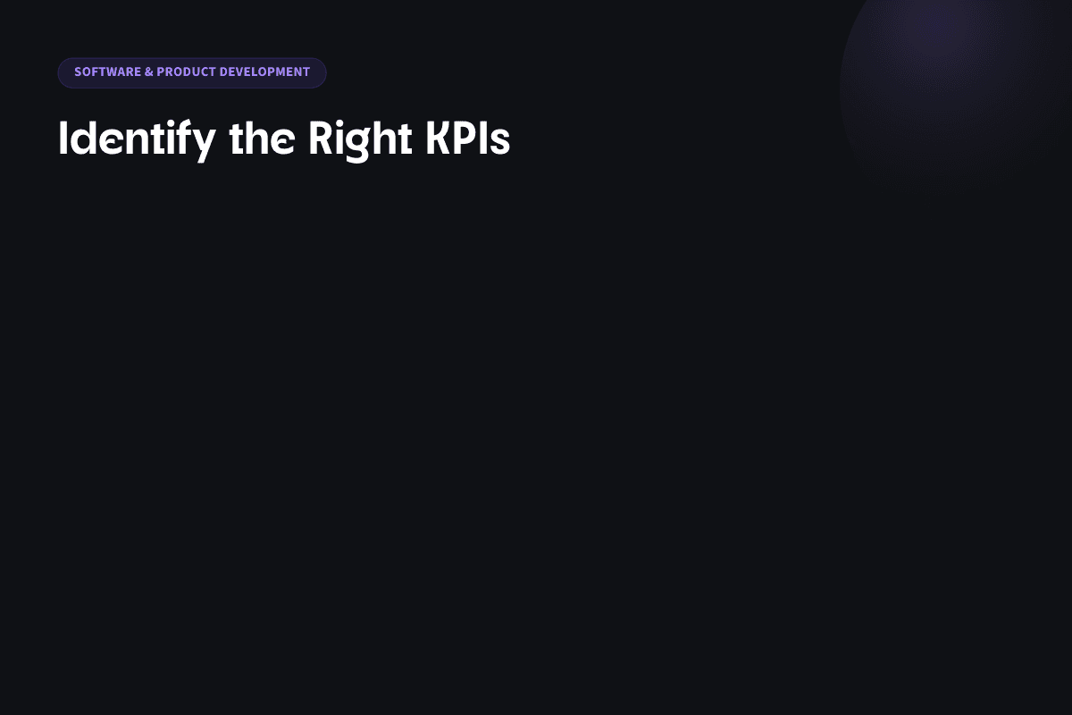 Identify the Right KPIs