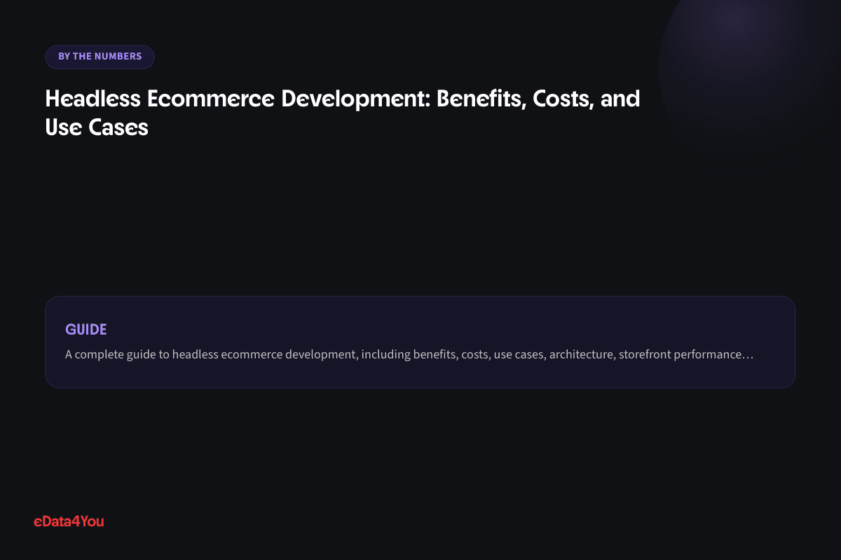 By the numbers: Headless Ecommerce Development: Benefits, Costs, and Use Cases