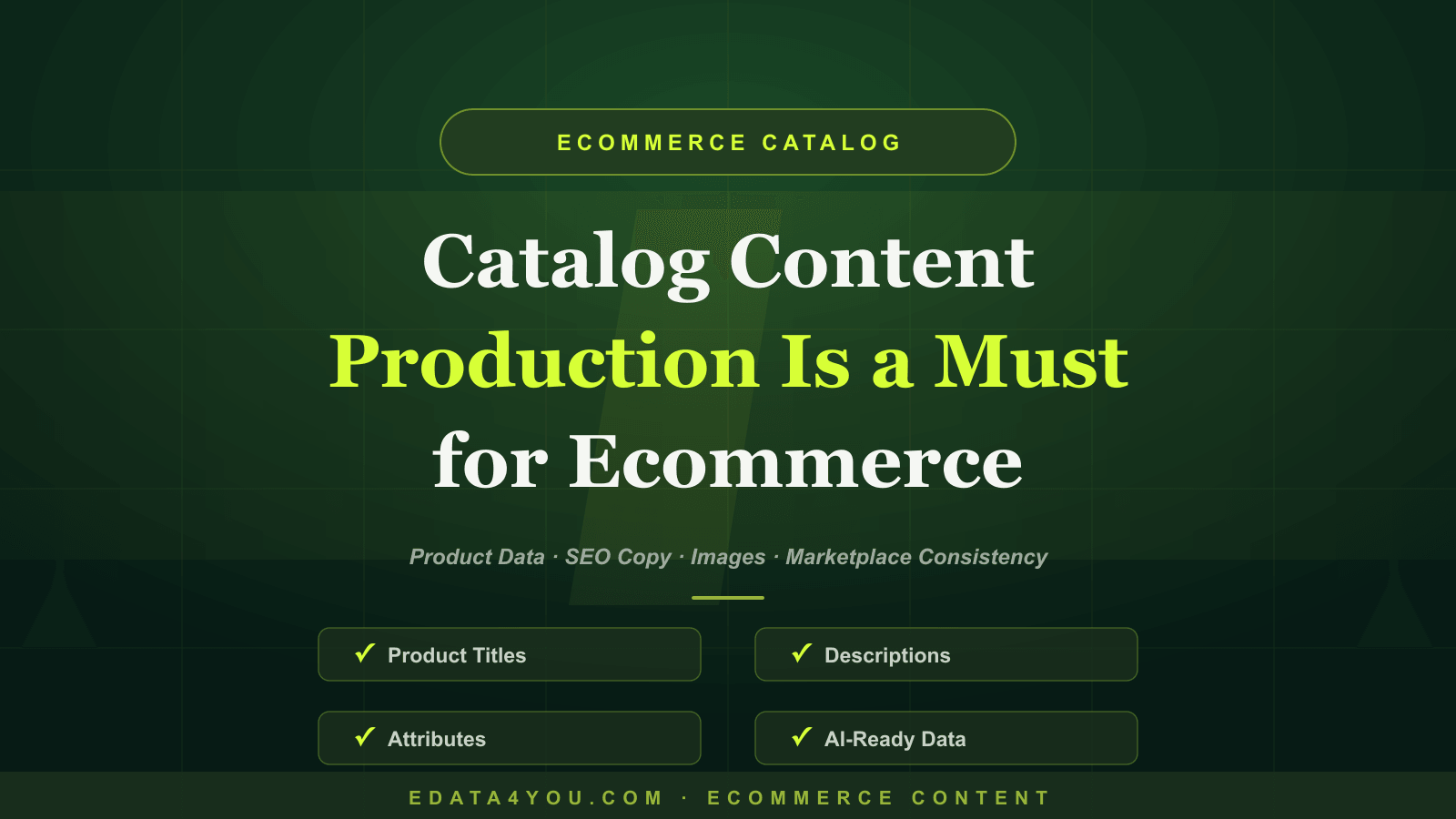 Catalog Content Production: A Must for Ecommerce Business Websites in 2026
