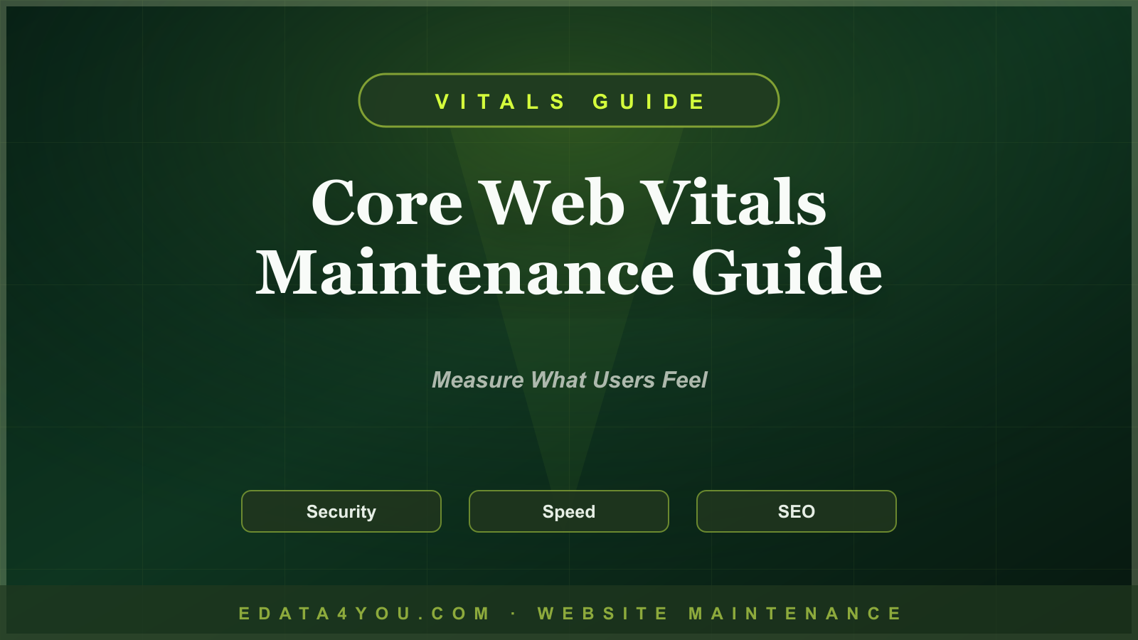 Core Web Vitals Maintenance Guide: Keep LCP, INP, and CLS Under Control