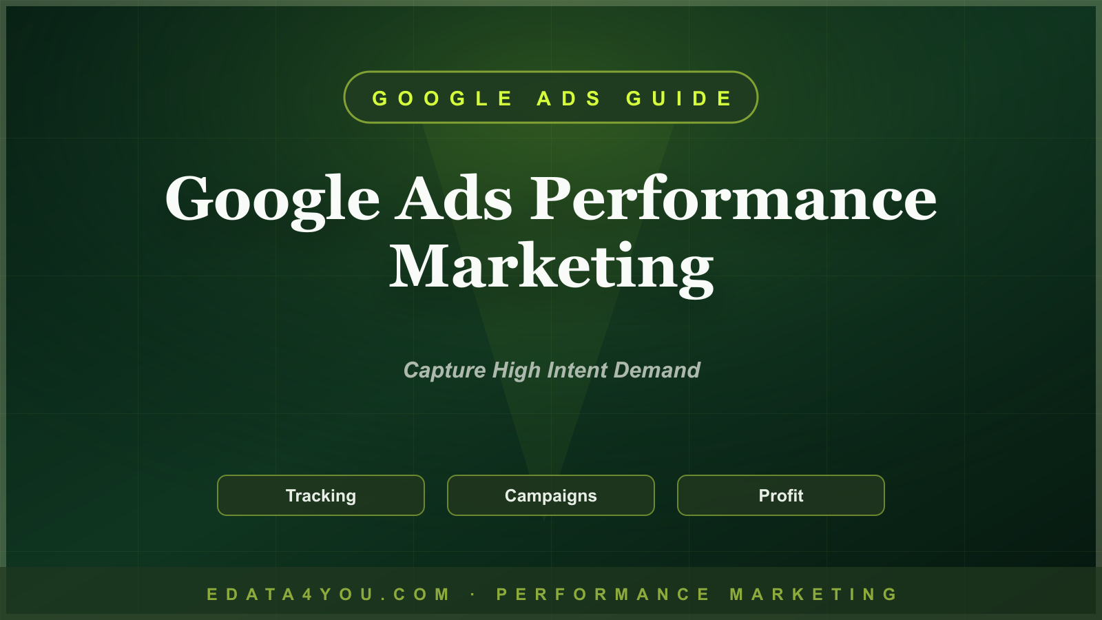 Google Ads Performance Marketing Guide for Ecommerce and Service Businesses
