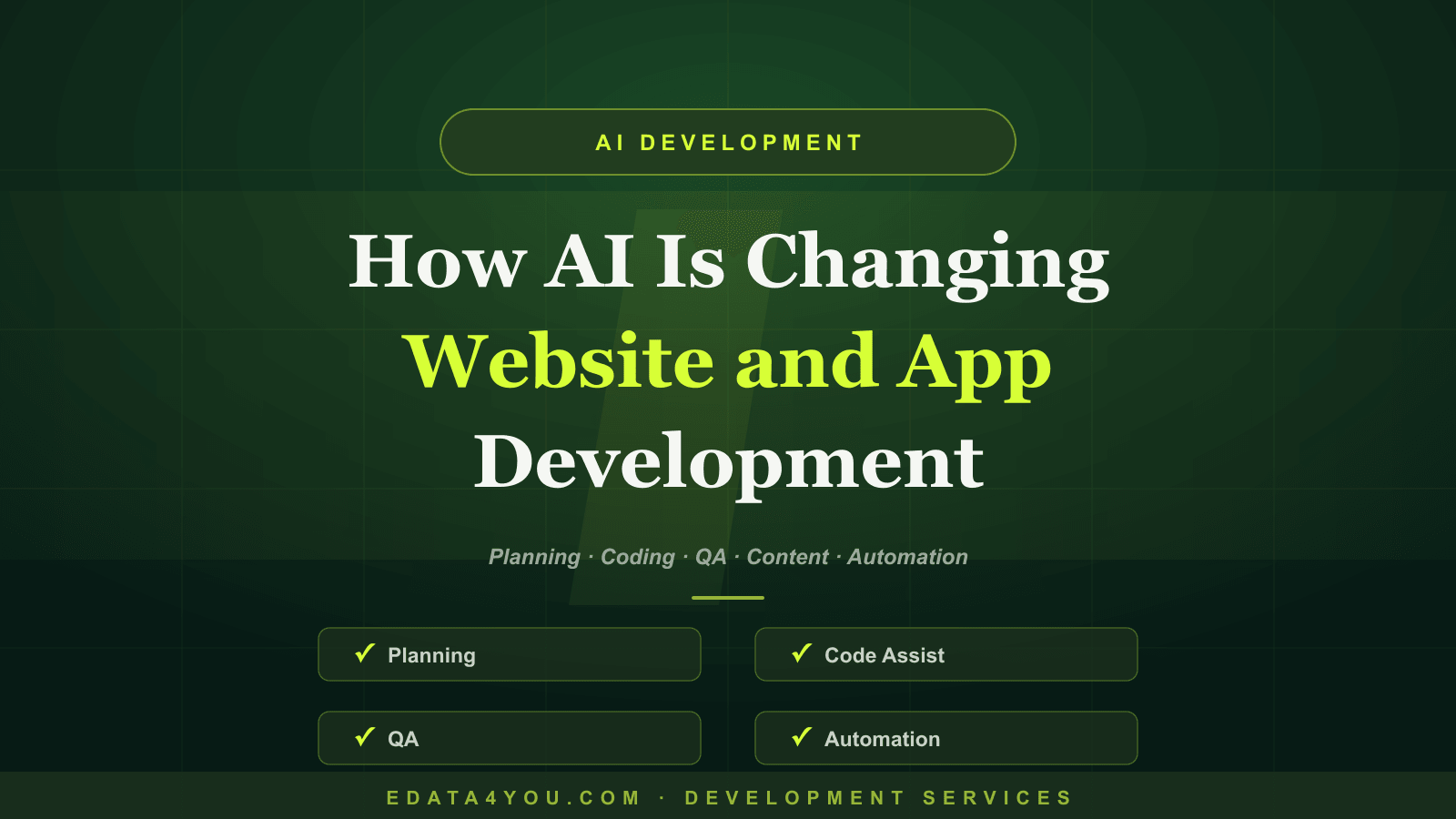How AI Is Changing Website and App Development in 2026