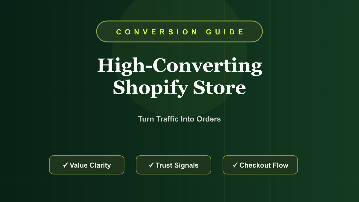 How to Build a High-Converting Shopify Store in 2026