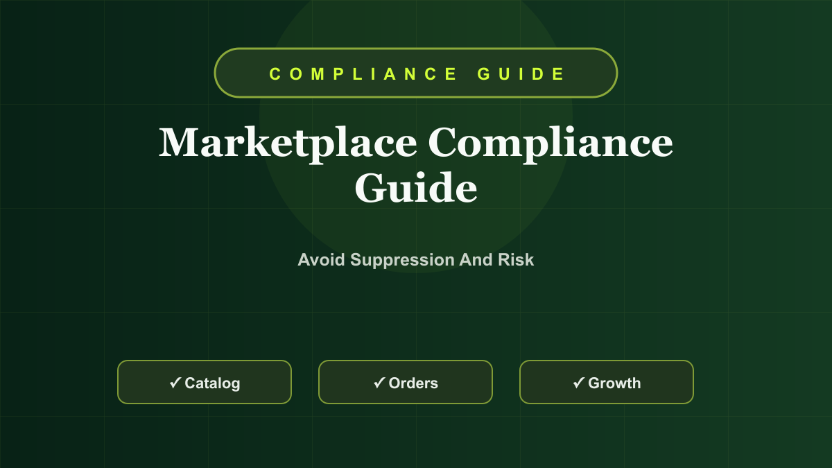 Marketplace Compliance Guide: Avoid Listing Suppression, Policy Violations, and Account Risk