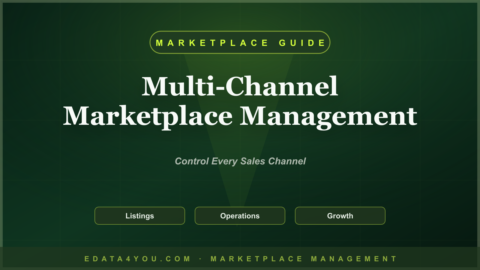 Marketplace Management Guide: How to Run Multi-Channel Ecommerce Without Chaos