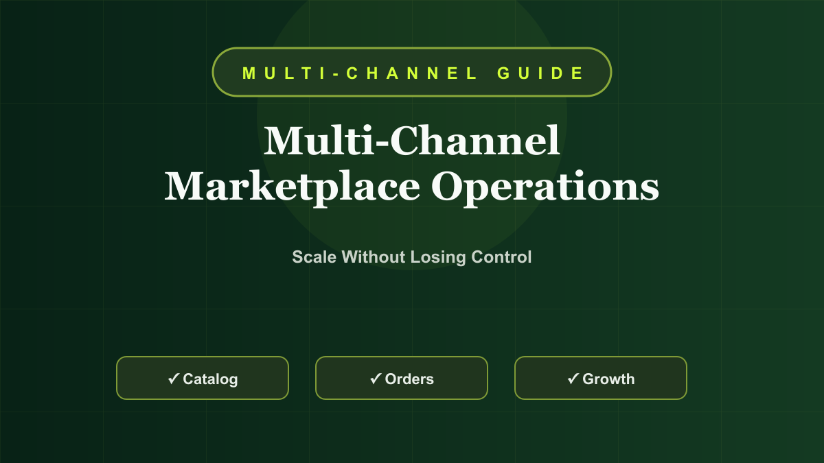 Multi-Channel Marketplace Management Guide: Amazon, Walmart, eBay, Etsy, and More