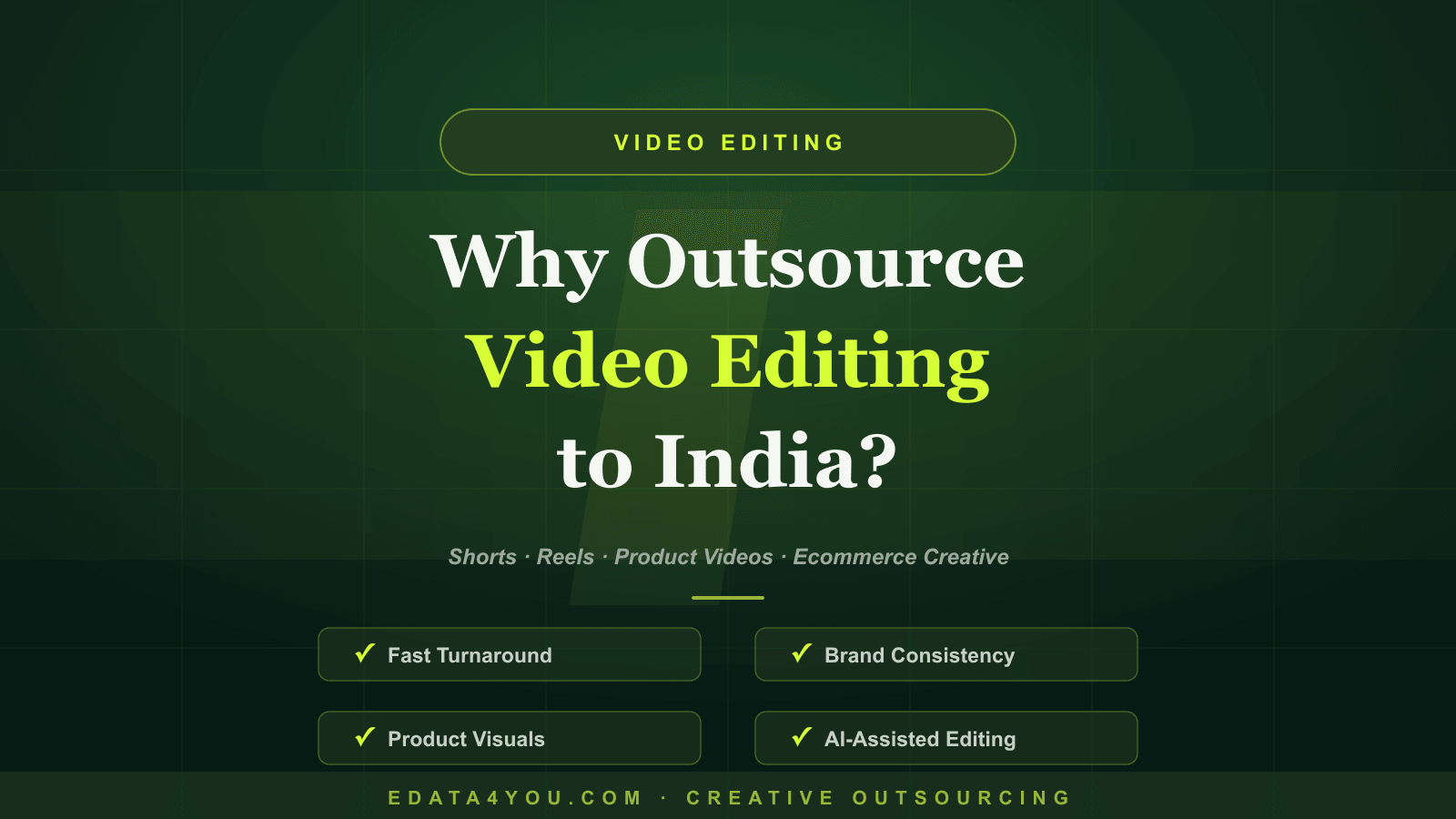 Video Editing Outsourcing to India: Cost, Quality, and How It Works in 2026