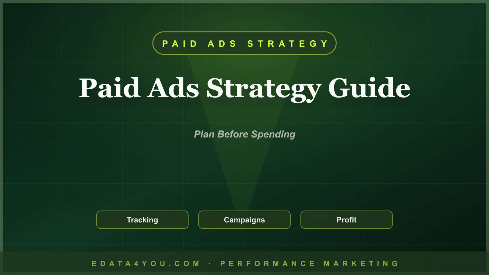 Paid Ads Strategy Guide: How to Plan Campaigns That Drive Profitable Growth
