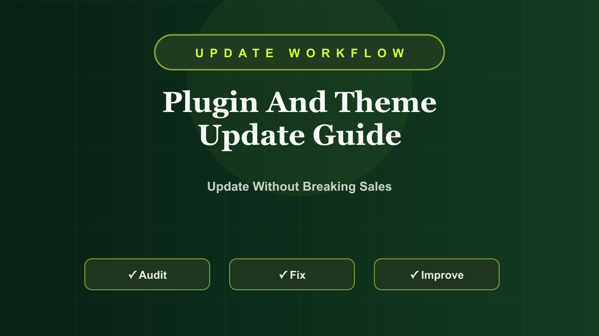 Plugin and Theme Update Maintenance Guide for WordPress and WooCommerce