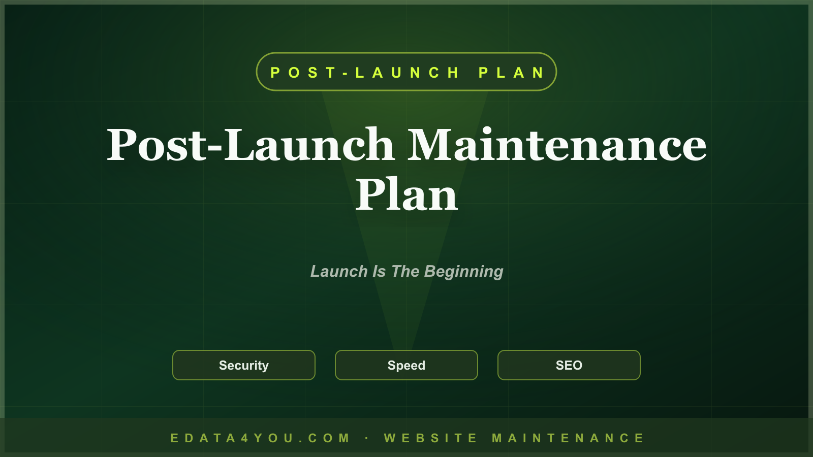 Post-Launch Website Maintenance Plan: What to Do After a New Site Goes Live