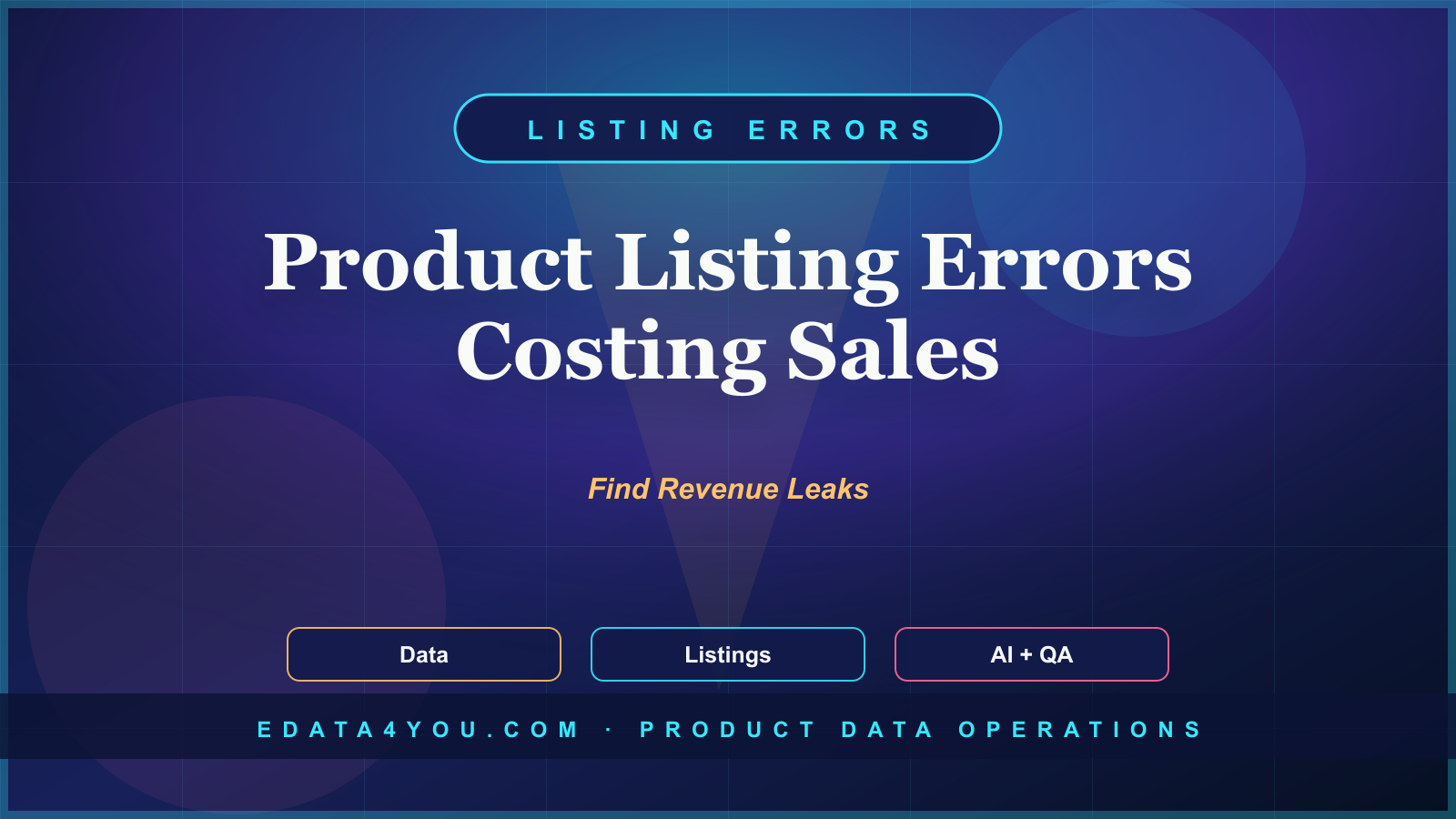Product Listing Errors That Are Costing Ecommerce Brands Sales