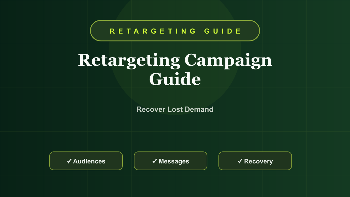 Retargeting Campaign Guide: How to Bring Back Visitors and Recover Lost Sales