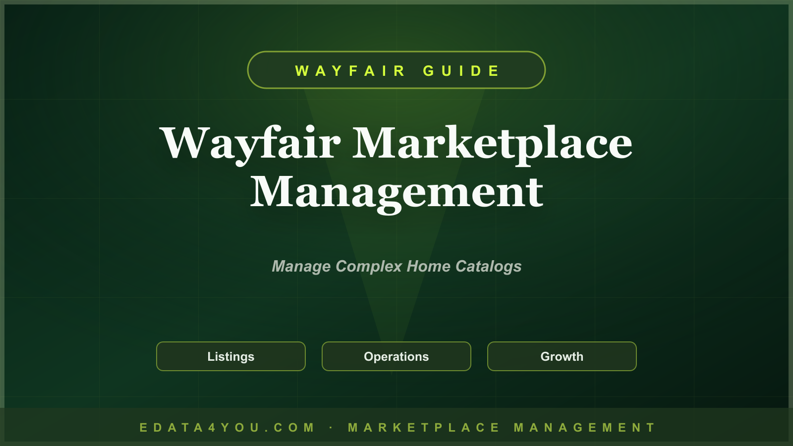 Wayfair Marketplace Management Guide for Home, Furniture, and Decor Sellers