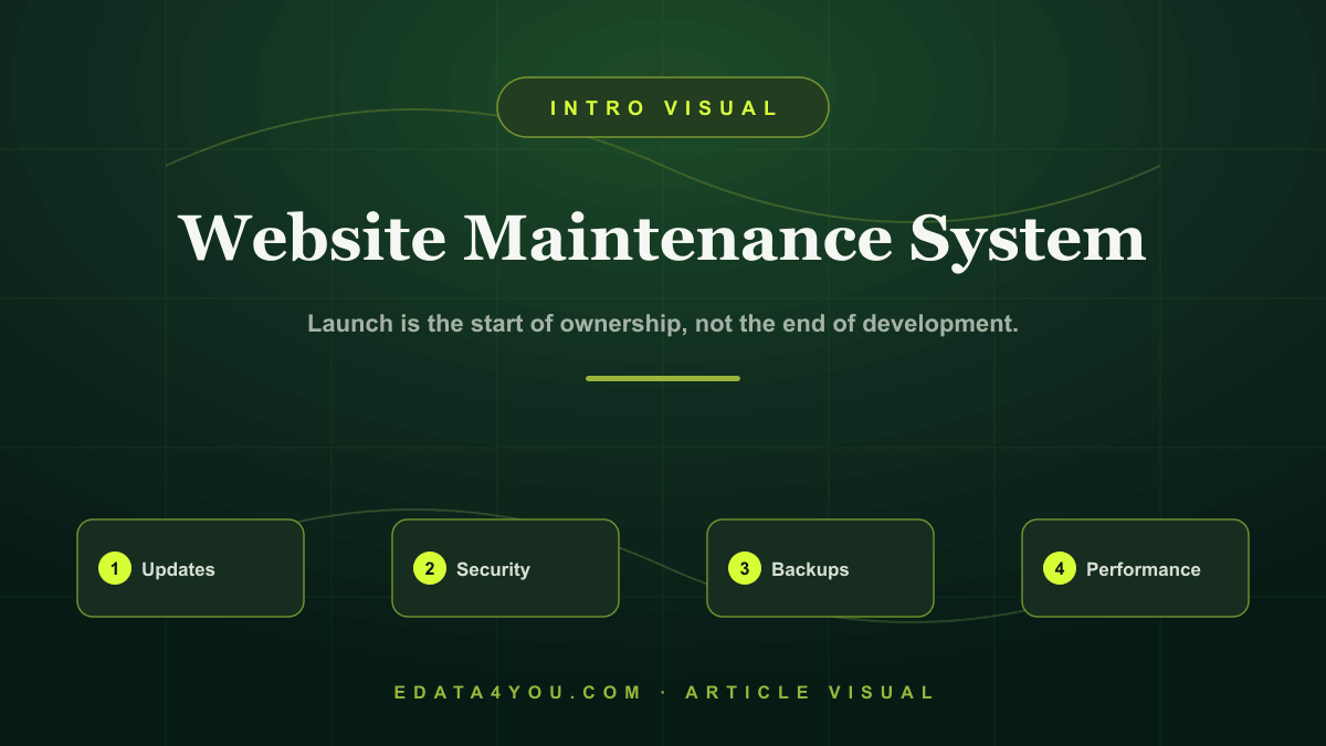Why Website Maintenance Is as Important as Website Development